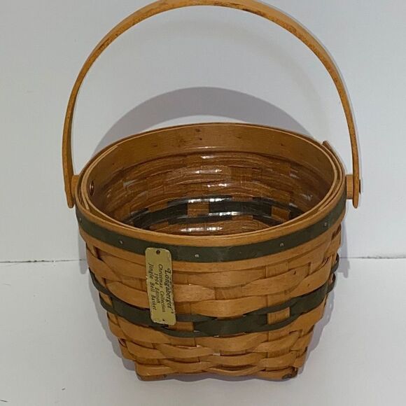 Longaberger Christmas Collection 1994 Edition Jingle Bell Woven Wooden Basket - Picture 4 of 13